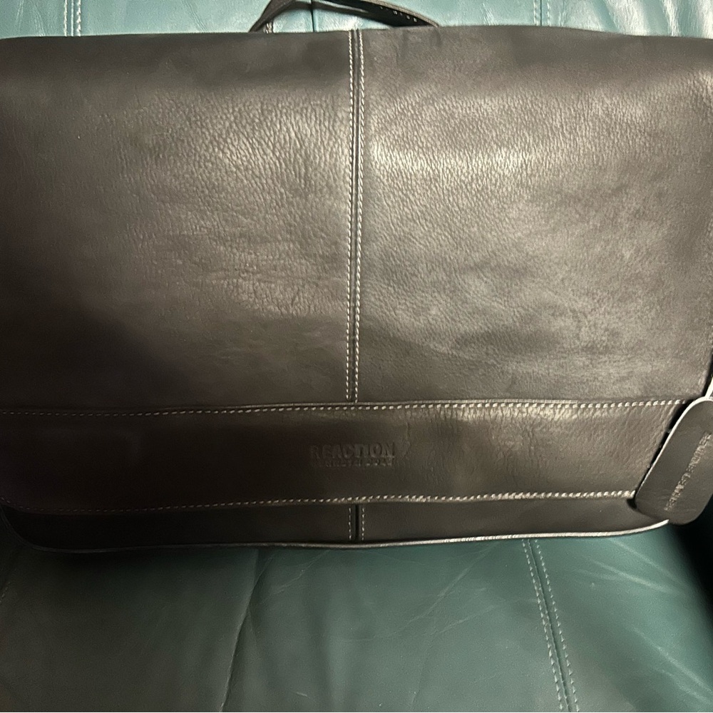 Black Leather Men's Bag